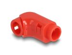 DELOCK Kabel Clips zum Abwinkeln 8 Stück rot