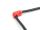 DELOCK Kabel Clips zum Abwinkeln 8 Stück rot
