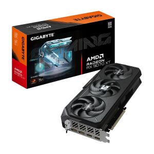 GIGABYTE Radeon RX 9070 XT GAMING 16G Grafikkarte – 16 GB GDDR6, 256-Bit, PCI-E 5.0, 2970 MHz Kernfrequenz, 2 x DisplayPort 2.1a, 2 x HDMI 2.1b, GV-R9070XTGAMING-16GD