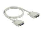 DeLOCK Serielles Kabel D-Sub15 Stecker zu Stecker 1 m