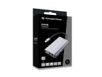 Conceptronic DONN21G laptop-dockingstation & portreplikator Kabelgebunden USB 3.2 Gen 1 (3.1 Gen 1) Type-C Grau