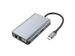 Conceptronic DONN21G laptop-dockingstation & portreplikator Kabelgebunden USB 3.2 Gen 1 (3.1 Gen 1) Type-C Grau