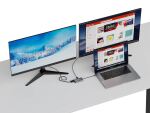 Conceptronic DONN21G laptop-dockingstation & portreplikator Kabelgebunden USB 3.2 Gen 1 (3.1 Gen 1) Type-C Grau