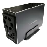 LC-Power LC-35U3-RAID-2 Speicherlaufwerksgehäuse HDD-Gehäuse Schwarz 3.5"