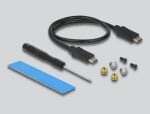 DeLOCK Externes USB Type-C Combo Gehäuse für M.2 NVMe PCIe oder SATA SSD