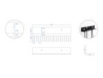DELOCK Kabelhalterung 318 x 65 mm zur Wandmontage schwarz