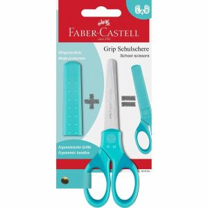 Faber-Castell 181554 Büro- & Bastelschere Universal Gerader Schnitt Türkis