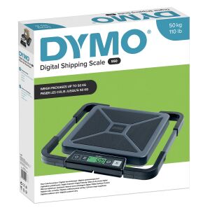 DYMO S50 Paketwaage Tragbare Digital | 50 kg | Briefwaage mit LCD-Bildschirm | USB oder AAA Batterien