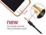 DELOCK Klinkenkabel 3.5mm 3Pin St > St 0.5m schwarz