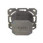 LogiLink NP0039A Steckdose RJ-45 Metallisch, Weiß