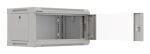 Lanberg WF03-5304-10S Rack 4U Wandmontiertes Regal Grau