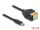 DELOCK USB 2.-C St /Terminalblock Adapter+Drucktaster 15