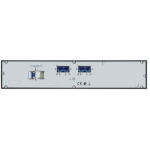 APC Easy UPS On-Line, 3kVA/2,7kW, Rackmontage 4HE, 230V, 6x IEC C13 Ausgänge, Intelligenter Kartensteckplatz, LCD, verlängerte Laufzeit, mit Rackkit