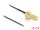 DeLOCK Antennenkabel RP-SMA 90° PCB Buchse zum Einbau zu I-PEX Inc., MHF® 4L Stecker 1.13 15 cm Gewindelänge 15 mm