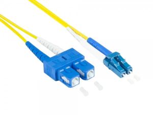 Alcasa LW-9075LS InfiniBand/Glasfaserkabel 7,5 m 2x LC 2x SC Gelb