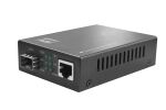 LevelOne Gigabit RJ45 zu SFP Mediakonverter, PoE PSE