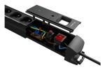 Lanberg SP1-05F-0500-BK Verlängerungskabel 5 m 5 AC-Ausgänge Drinnen Schwarz