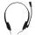 LogiLink HS0052 Kopfhörer & Headset Kabelgebunden Kopfband Büro/Callcenter Schwarz