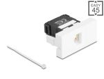 DELOCK Easy 45 RJ45 Buchse zu LSA Cat.6A...