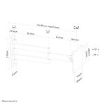 Neomounts FPMA-W830BLACK Monitor-/TV-Wandhalterung 10-27" - volle Bewegung