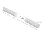 DELOCK Schutzschlauch Glasfasergeflecht 10mx4mm weiß