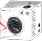 Emerio Heizlüfter 2000 Watt, Ventilation, Thermostat,weiß