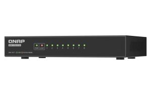 QNAP QSW-1108-8T-R2 Netzwerk-Switch Unmanaged 2.5G Ethernet (100/1000/2500) Desktop Schwarz