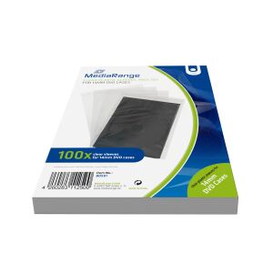 MediaRange Zubehör CD-/DVD-Rohlinge Schutzhülle 1 Disks Transparent