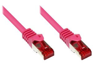 Alcasa 7m Cat6 S/FTP Netzwerkkabel Magenta 10 m S/FTP (S-STP)