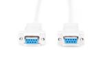 DIGITUS Null-Modem Anschlusskabel, 1,8m, beige