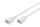 DIGITUS Null-Modem Anschlusskabel, 1,8m, beige