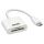 Lindy 43185 Kartenleser USB 3.2 Gen 1 (3.1 Gen 1) Type-C Weiß