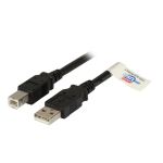 EFB Elektronik USB A/USB B, 2 m USB Kabel USB 2.0 5 m 0,48 Gbit/s Schwarz
