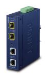 PLANET Industrial 2-Port Netzwerk Medienkonverter Blau