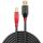 Lindy 42761 USB Kabel USB 2.0 10 m USB A USB B 0,48 Gbit/s Schwarz, Rot