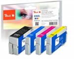 Peach PI200-637 Druckerpatrone 4 Stück(e) Schwarz,...