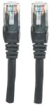 Intellinet Netzwerkkabel, Cat6, U/UTP, CCA, Cat6-kompatibel, RJ45-Stecker/RJ45-Stecker, 0,5 m, schwarz