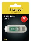 Intenso Rainbow Line USB-Stick 32 GB USB Typ-A 2.0 Transparent