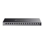 TP-Link Omada SG2016P Managed L2/L2+ Gigabit Ethernet (10/100/1000) Power over Ethernet (PoE) Schwarz