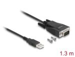 DeLOCK Adapter USB 2.0 Typ-A Stecker zu 1 x Seriell...