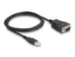 DeLOCK Adapter USB 2.0 Typ-A Stecker zu 1 x Seriell...