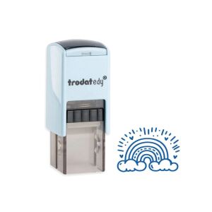 trodat Motivstempel Printy edy pastell+bl Kissen blau de/eng