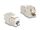 DeLOCK Keystone Modul RJ45 Buchse zu LSA Cat.6A werkzeugfrei weiß Set 10 Stück