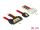 DELOCK SATA-Kabel SATA III + Molex 4Pin -> SATA 22Pin 0.30m
