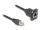 DELOCK D-Typ RJ45 Kabel Stecker zu Buchse Cat.5e SW 20 cm