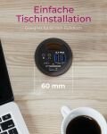 ICY BOX IB-HUB1404A, Tisch-Hub, 2x Type-A, 1x Type-C, 1x Audio Ein-/Ausgang, 1x SD/MicroSD Slot