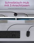 ICY BOX IB-HUB1404A, Tisch-Hub, 2x Type-A, 1x Type-C, 1x Audio Ein-/Ausgang, 1x SD/MicroSD Slot