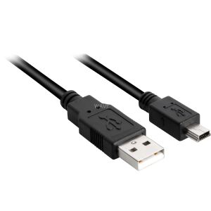 Sharkoon Kabel USB 2.0 A-B Mini 0,5m schwarz