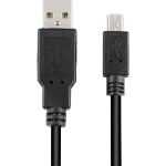 Sharkoon Kabel USB 2.0 A-B Mini 0,5m schwarz