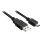 Sharkoon Kabel USB 2.0 A-B Mini 0,5m schwarz